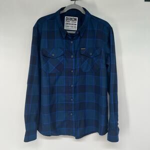 DIXXON Blue Plaid Button Down Shirt